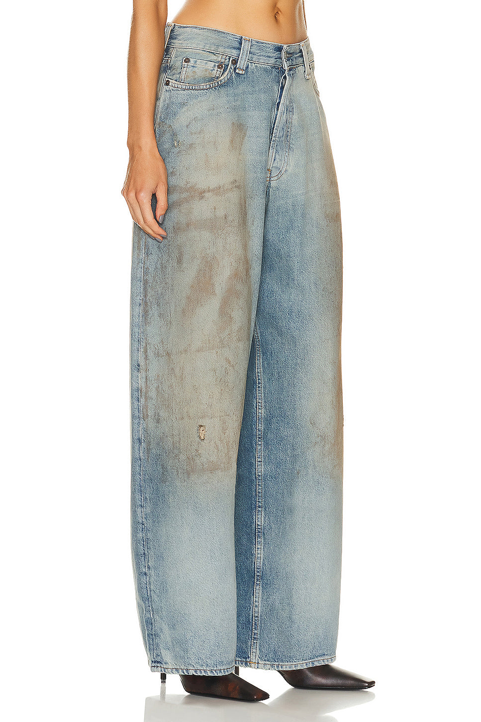 Dirty Look Wide Leg Jeans