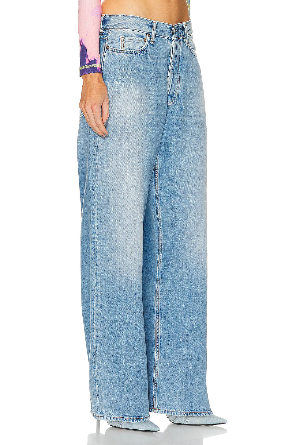Low Rise Baggy Wide Leg Jeans