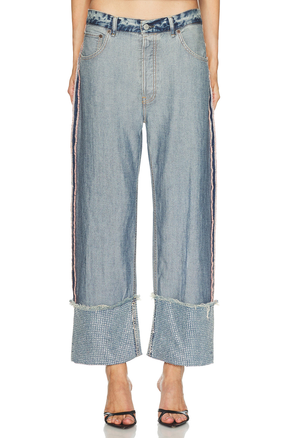 Pagga Orlan Blue Shimmy Wide Leg