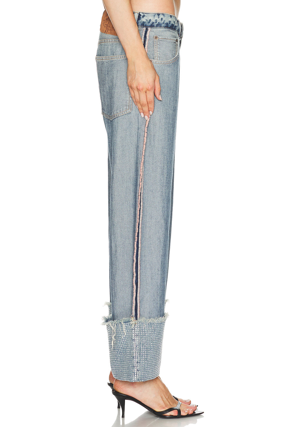 Pagga Orlan Blue Shimmy Wide Leg