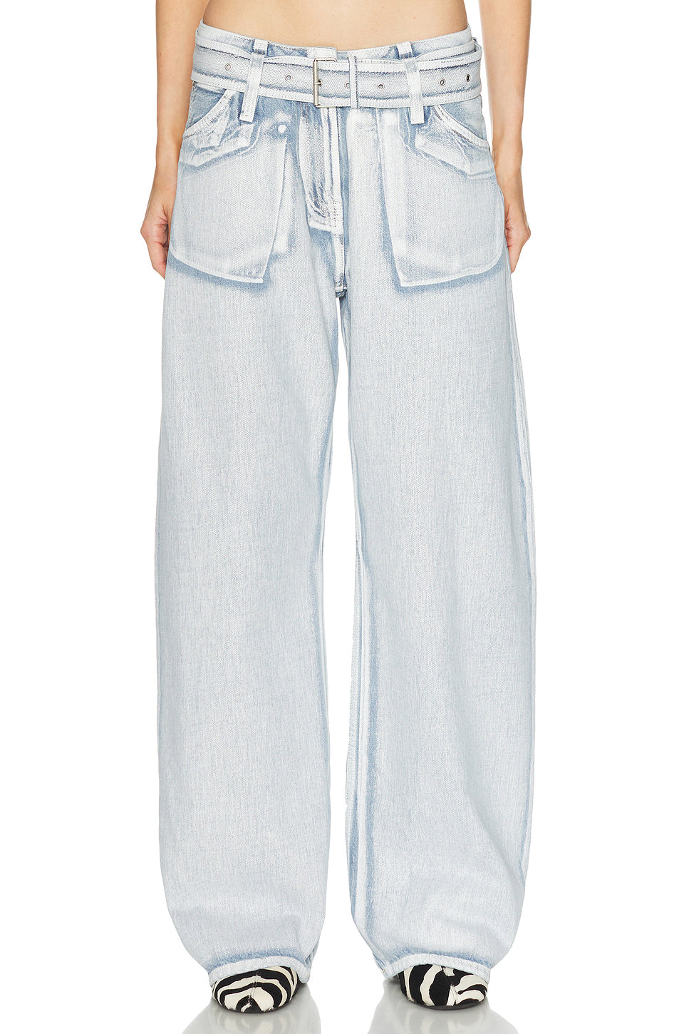 Page Blue Shadow Wide Leg