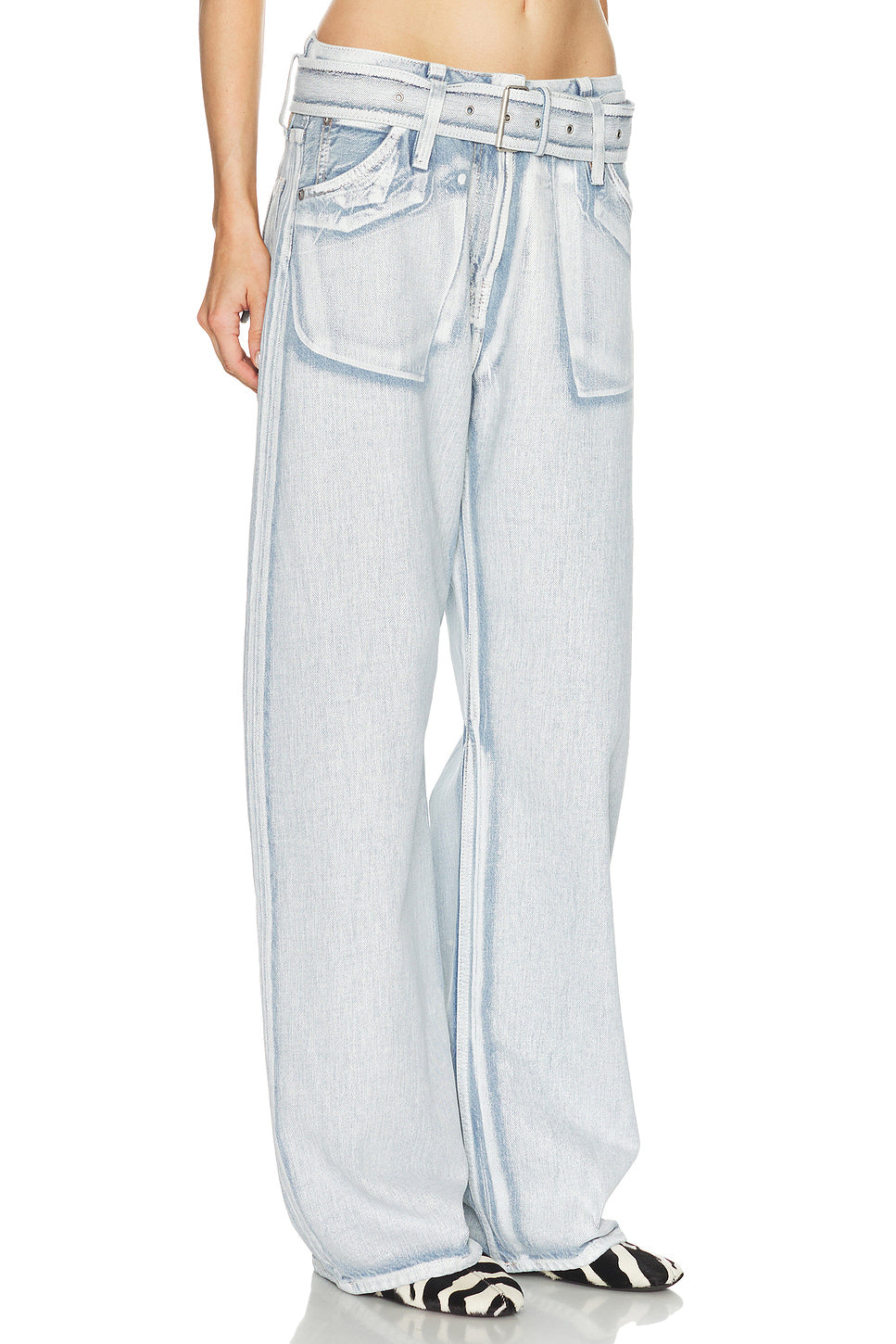 Page Blue Shadow Wide Leg
