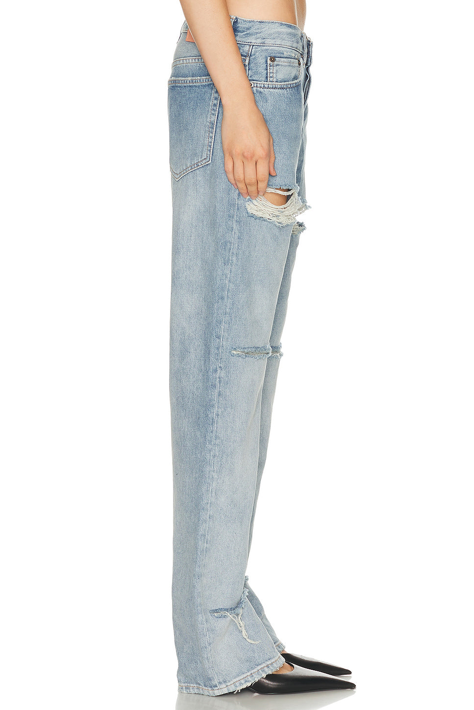 2010F Light Crow Wide Leg