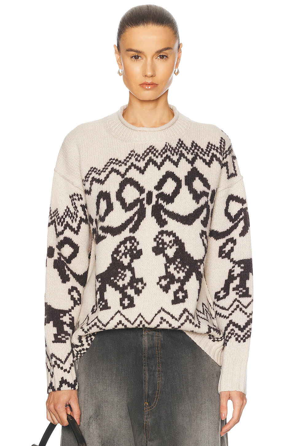 Kaisen Donegal Fair Isle Sweater