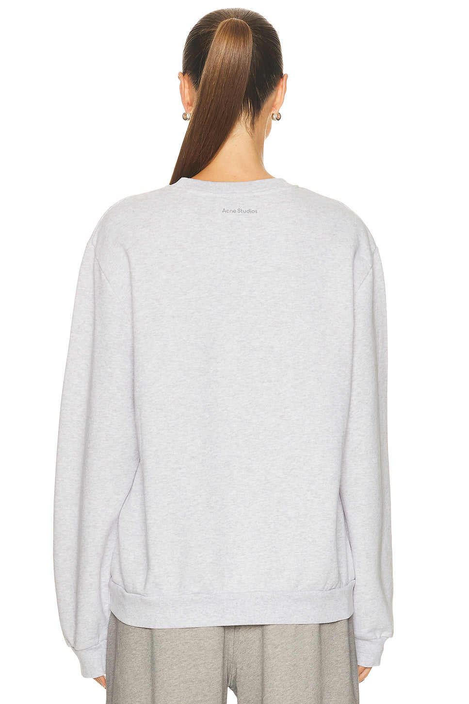 Faihra U Melange Face Crewneck Sweater
