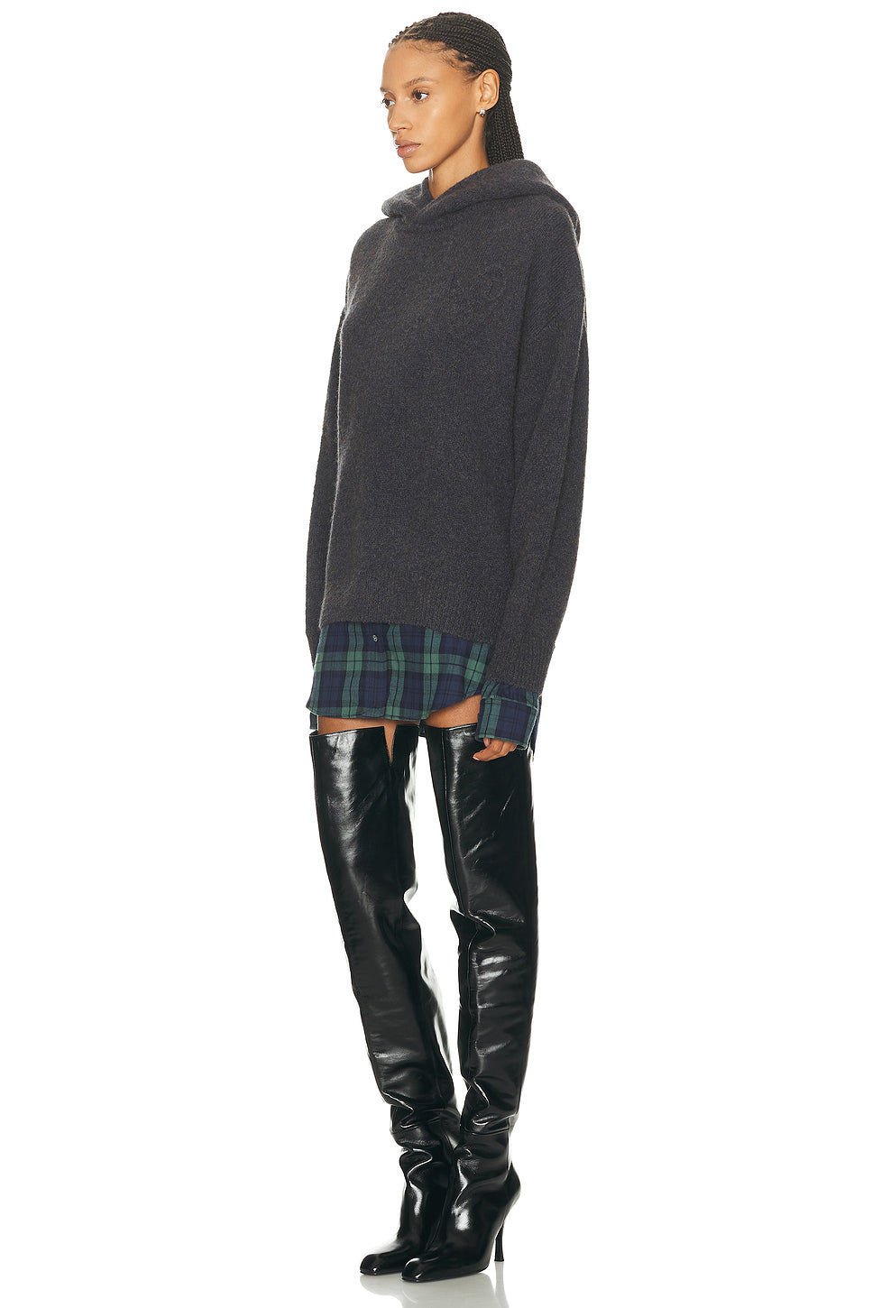 Krisp Cotton Flannel Sweater