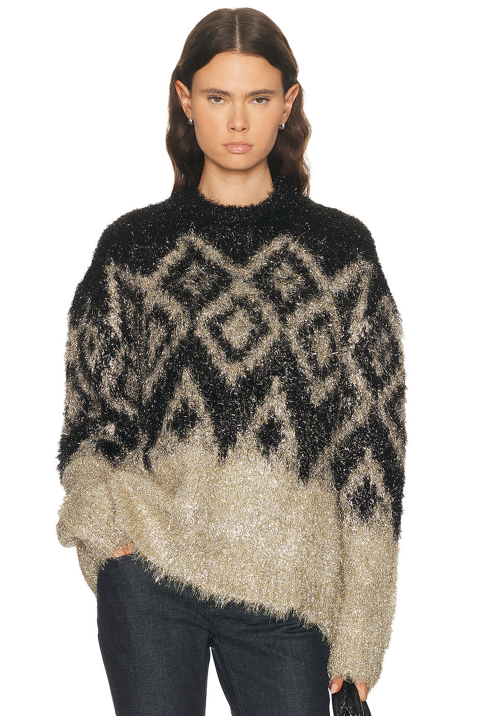 Kinai Tinsel Knit Sweater