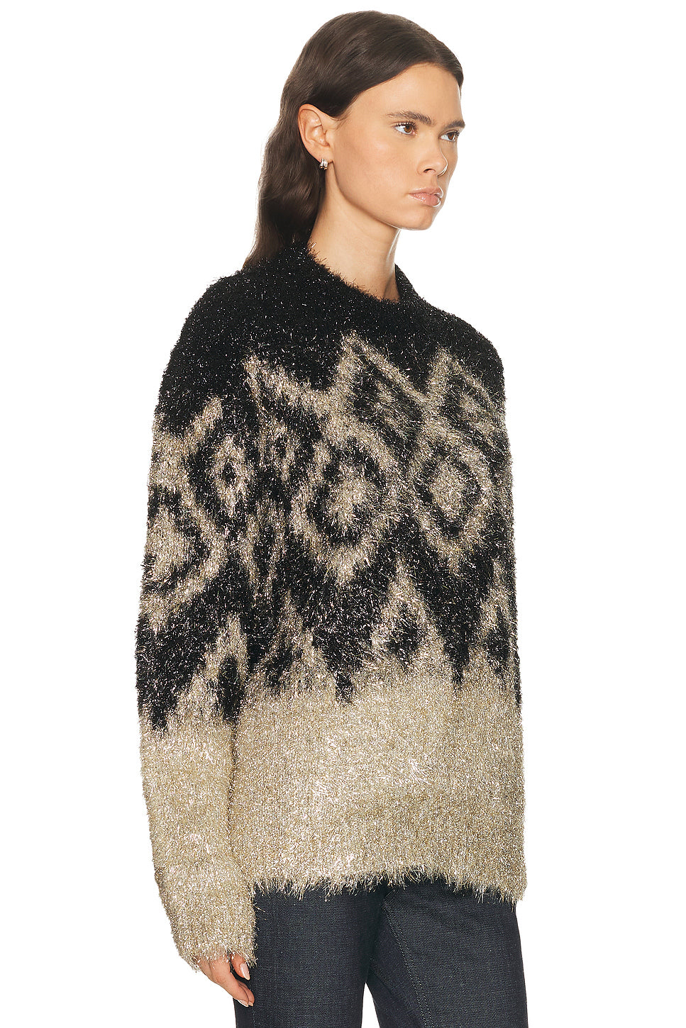 Kinai Tinsel Knit Sweater