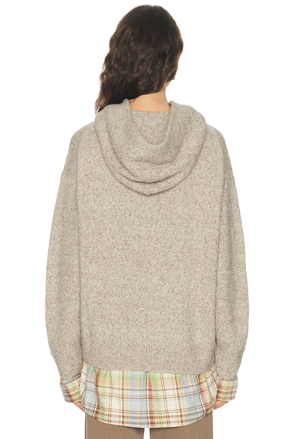 Krisp Hooded Flannel Sweater