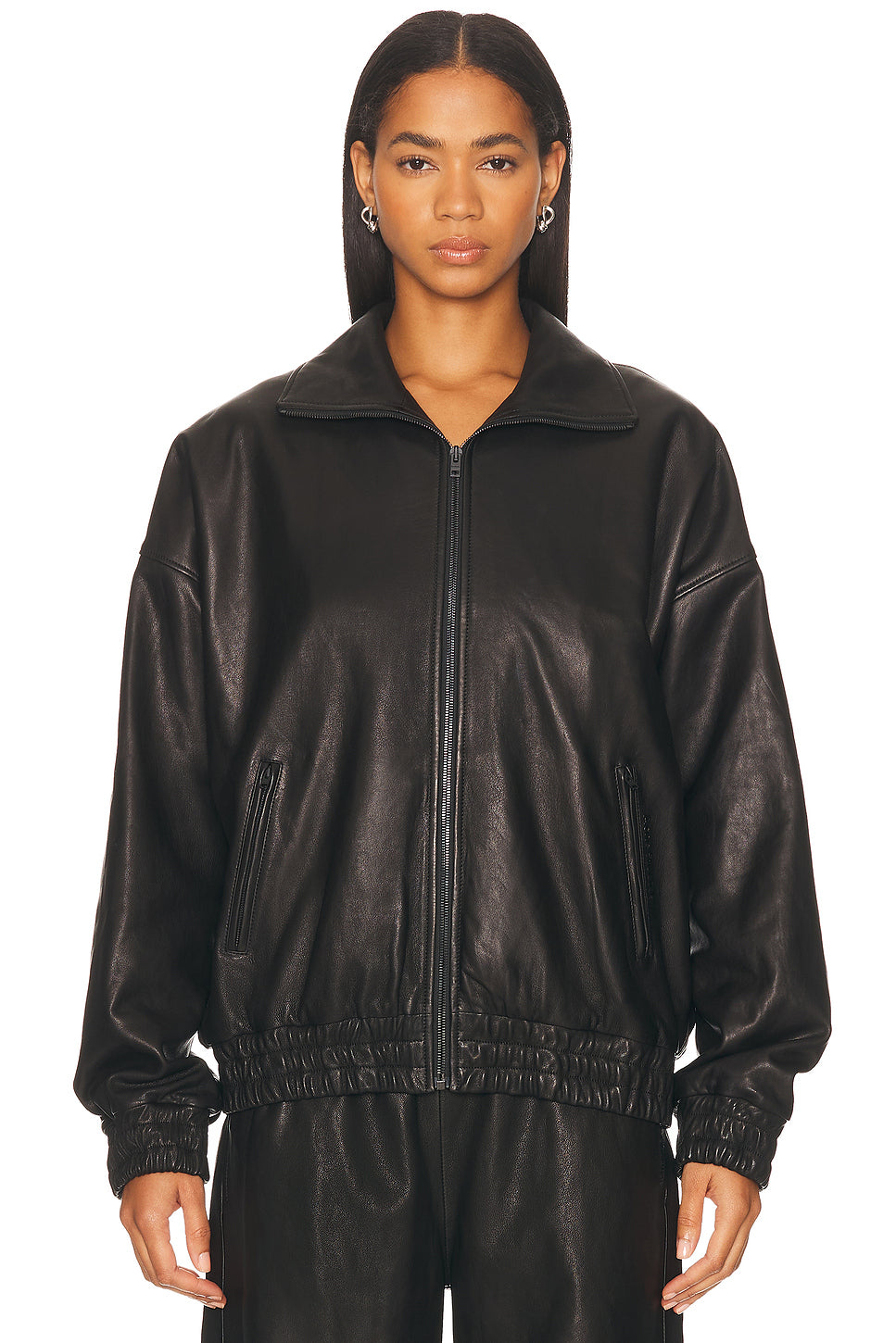 Lemmy Crop Leather Jacket