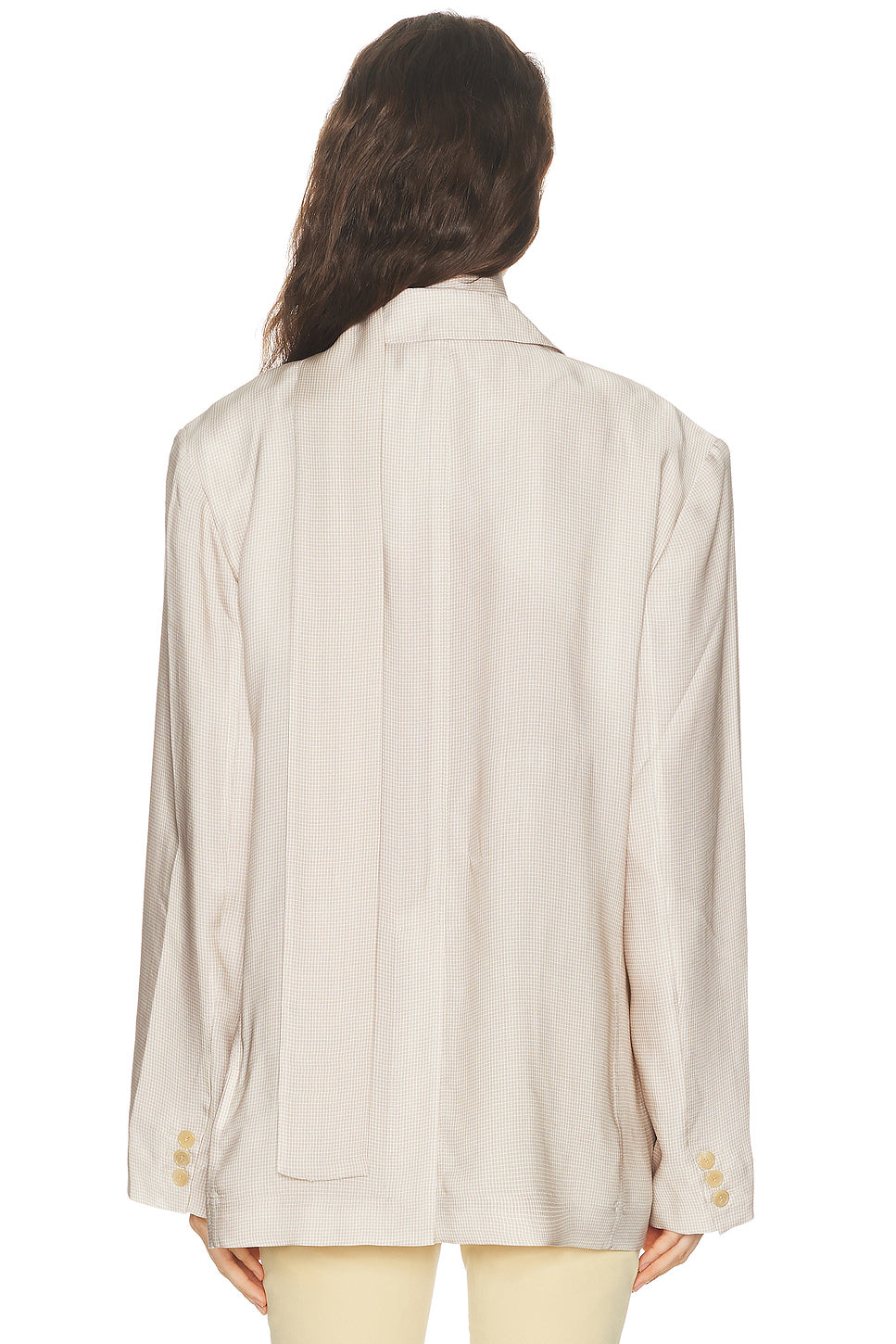 Micro Check Blazer