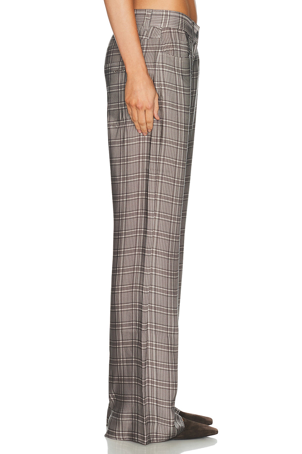 Poltana Check Fluid Trouser
