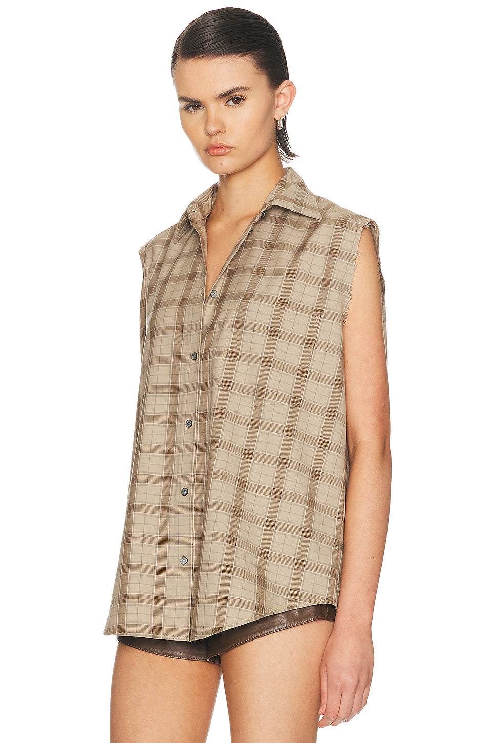 Sinora English Plaid Shirt