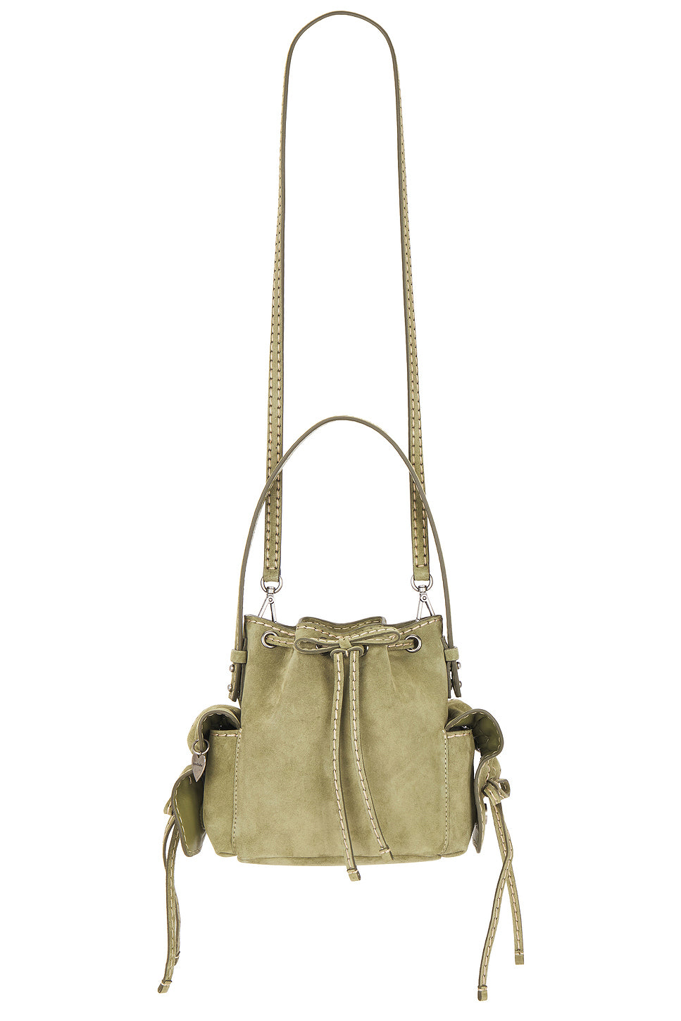 Multipocket Mini Bucket Bag