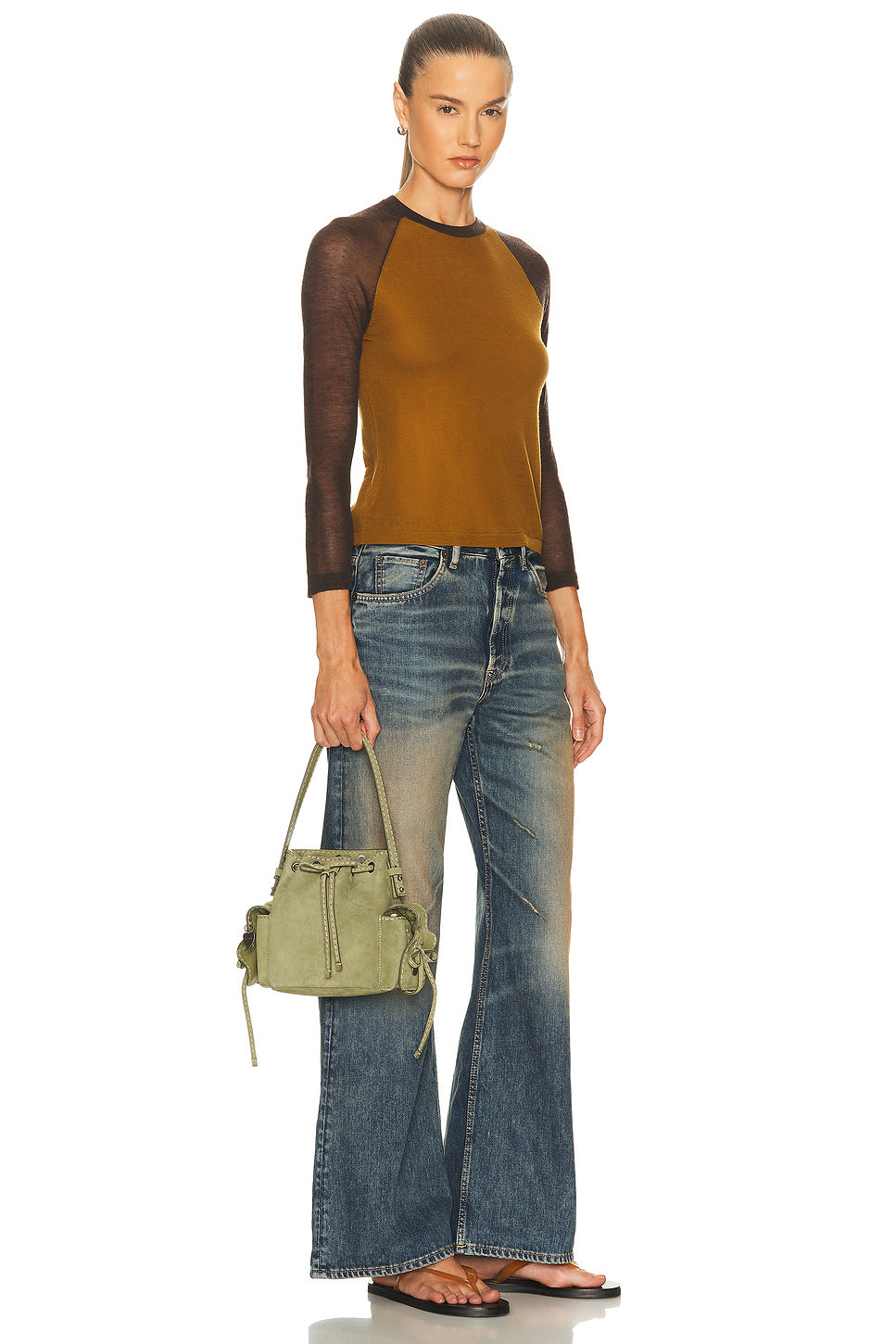 Multipocket Mini Bucket Bag