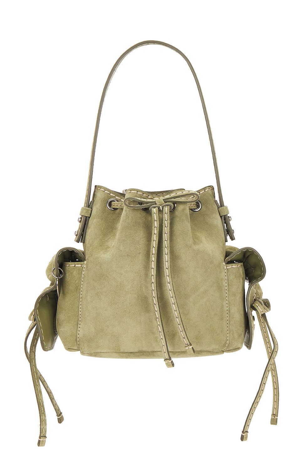 Multipocket Mini Bucket Bag
