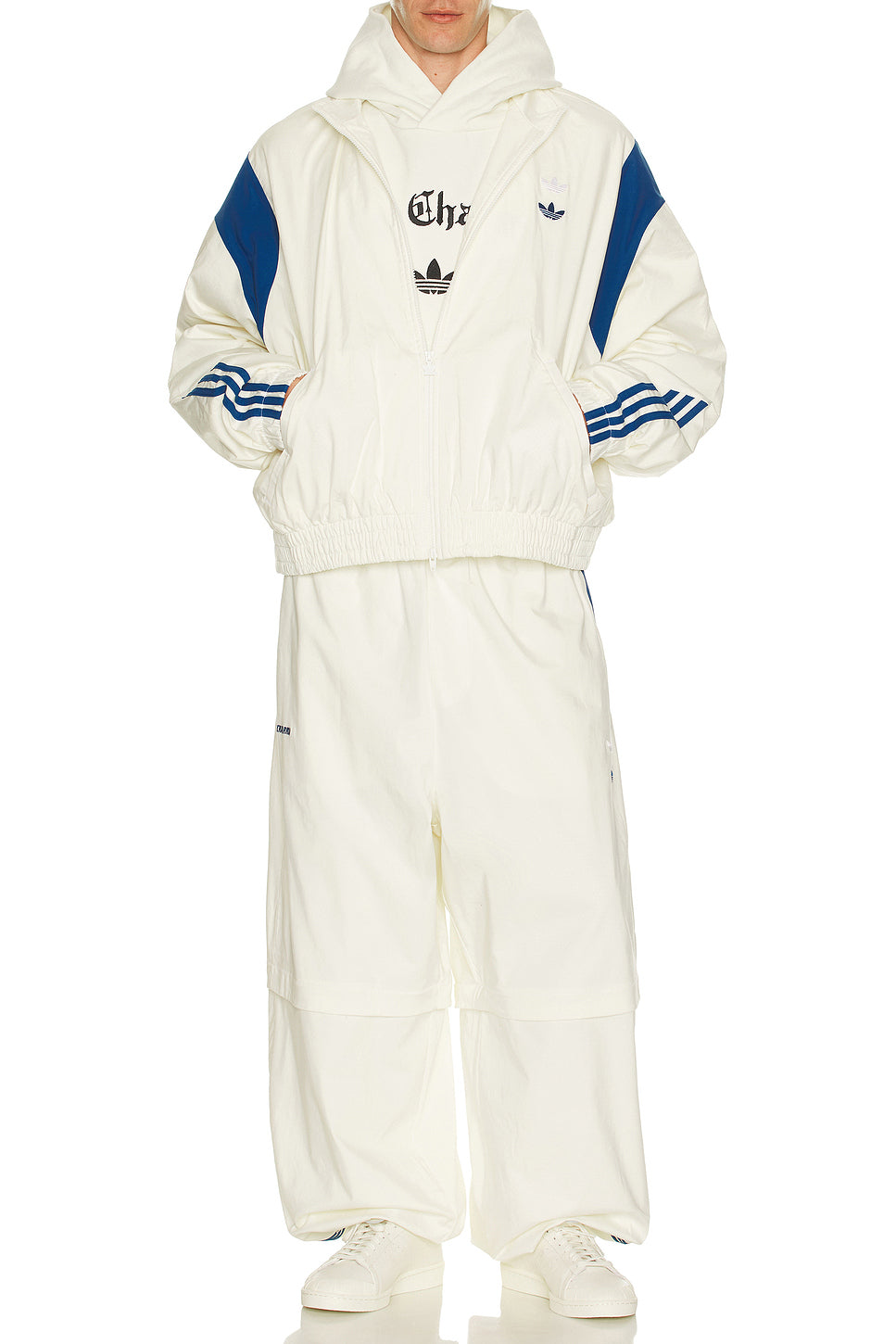 X Willy Chavarria Poplin Track Jacket