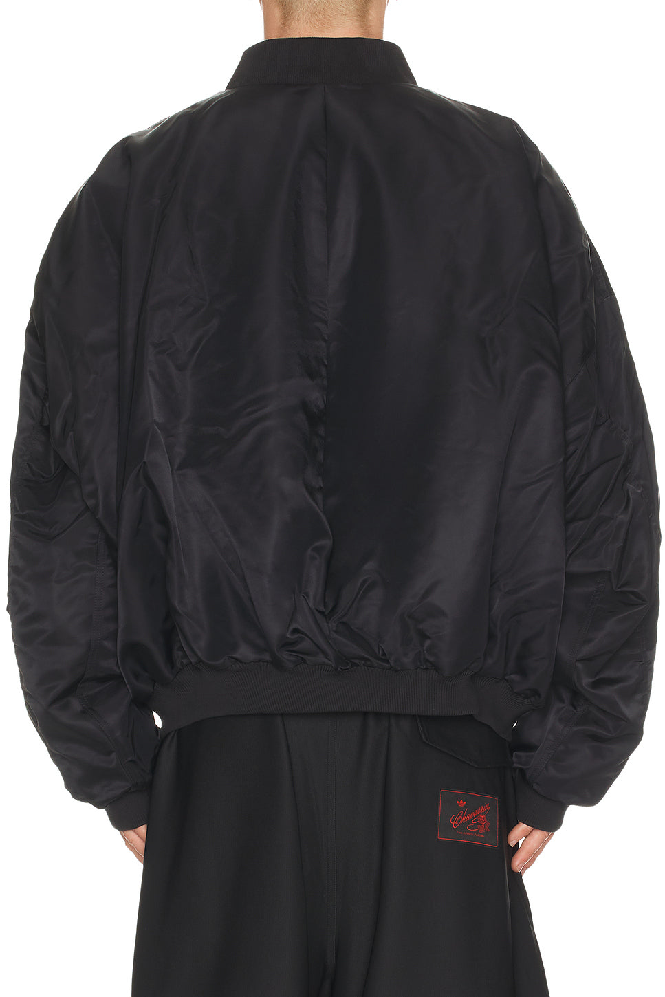x Willy Chavarria Satin Bomber Jacket