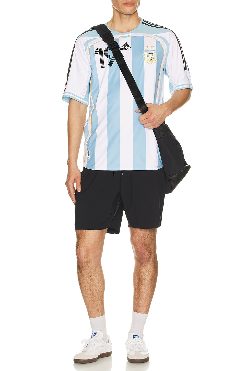 AFA Argentina Home 2006 Messi 19 World Cup Jersey
