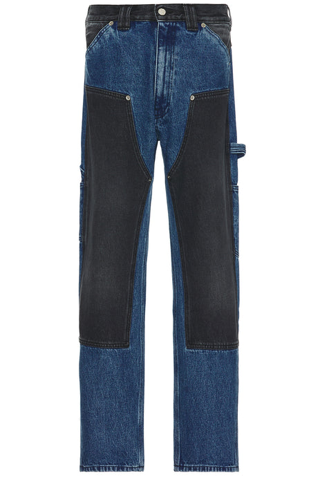 Colourblocked Denim Carpenter Jean