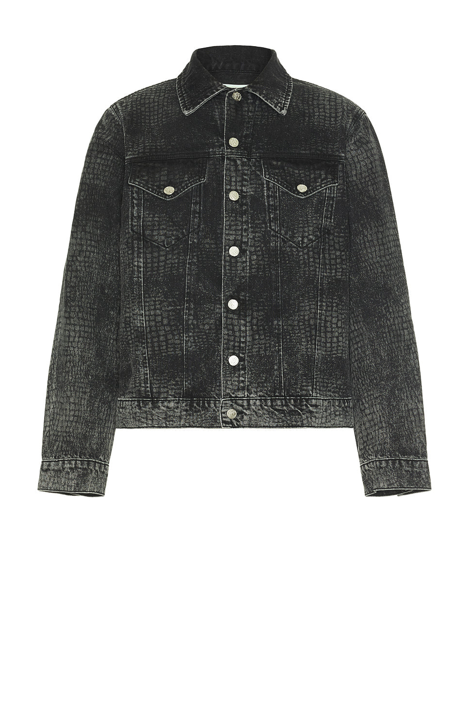 Lasered Croc Trucker Jacket