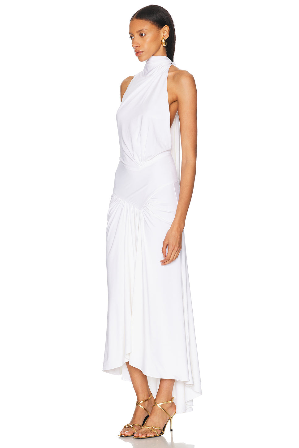 Halter Neck Midi Dress