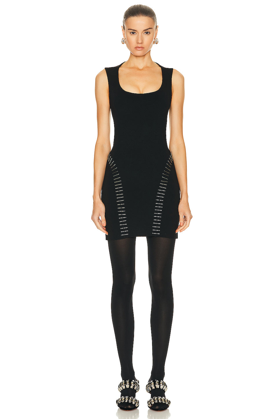 Mini Dress in Noir ALAÏA