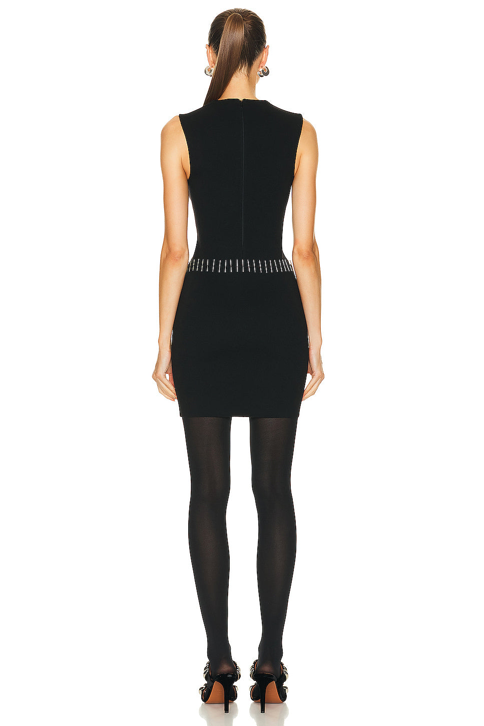 Mini Dress in Noir ALAÏA