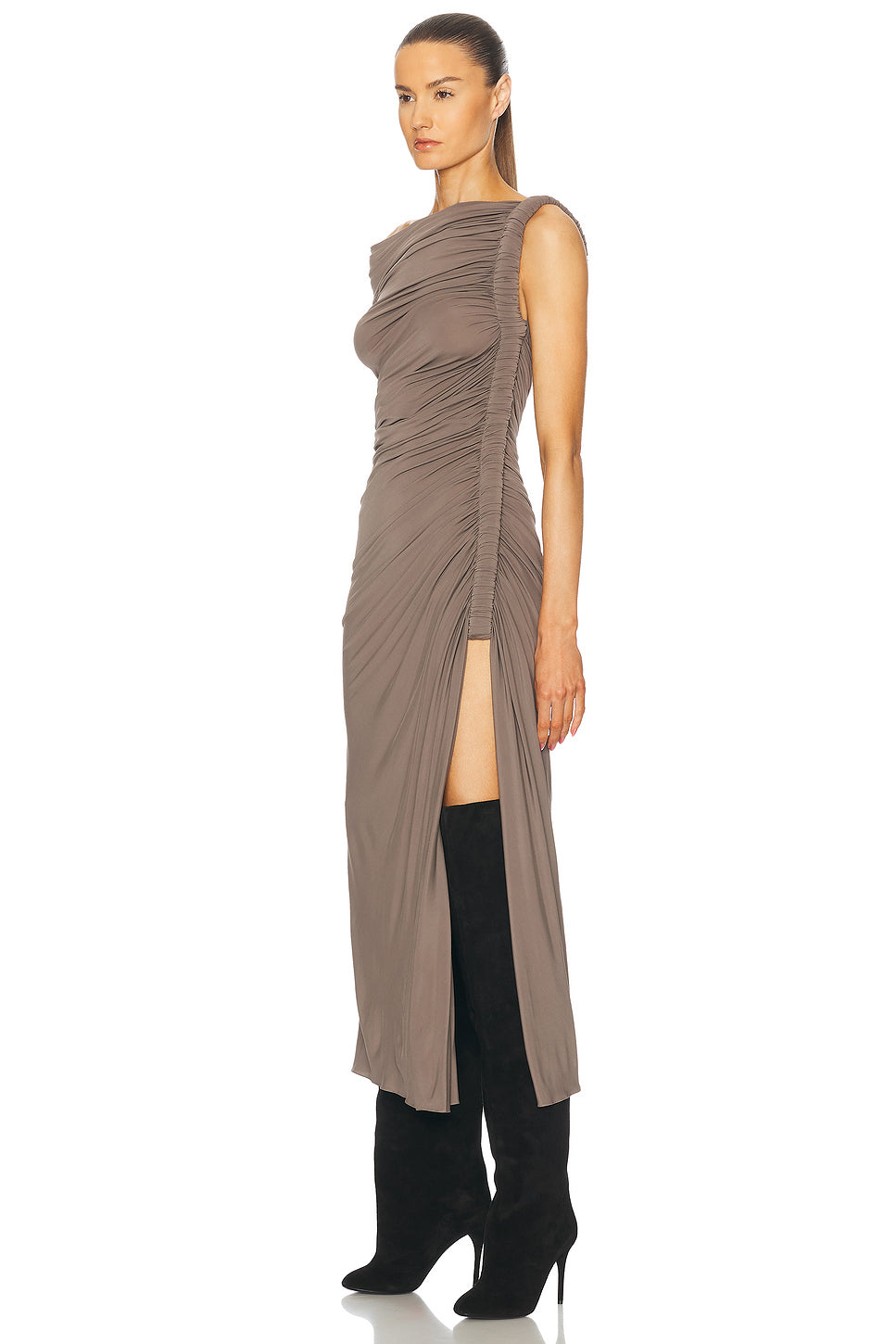 Ruched Midi Dress