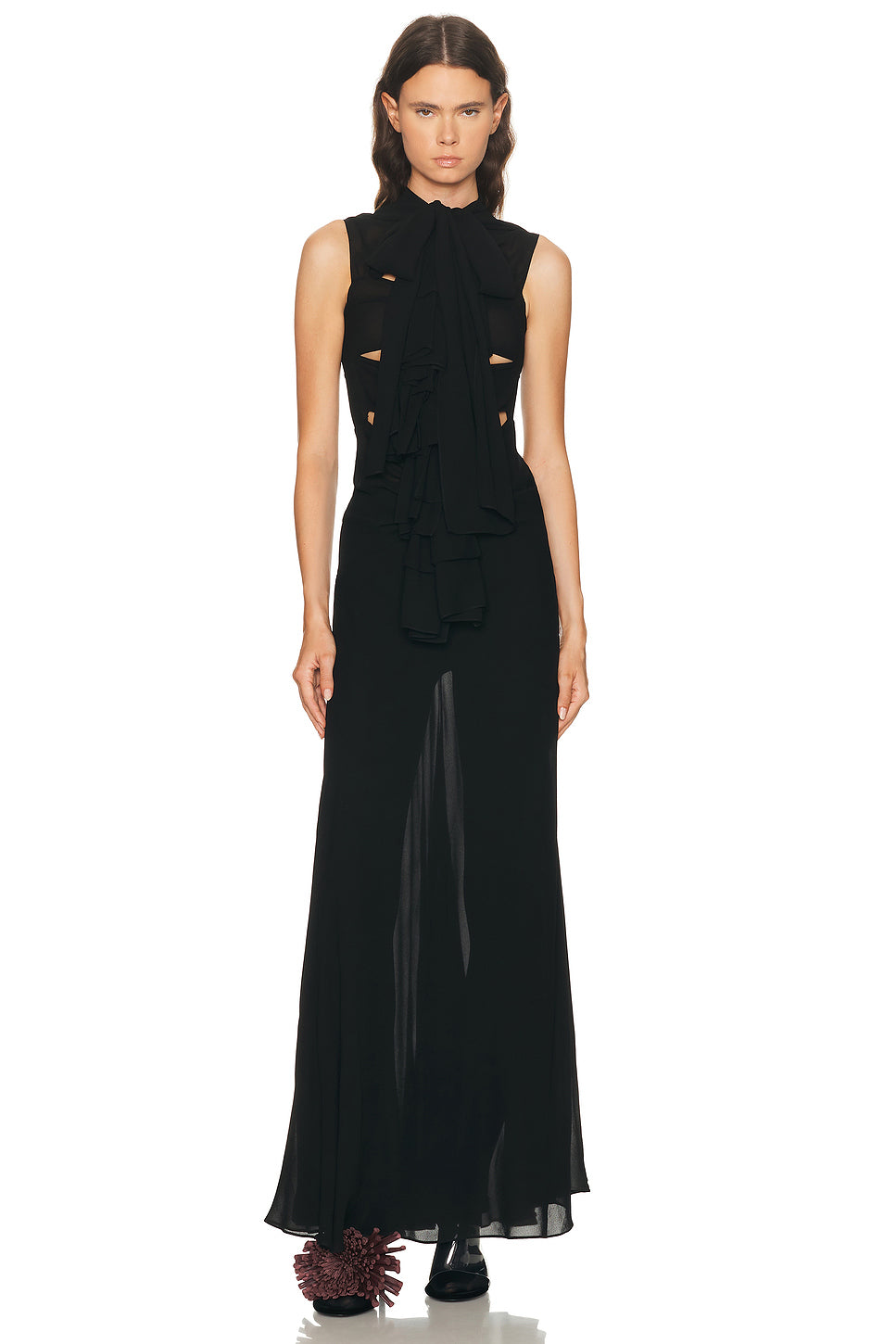 ALAΪA Bow Fit Dress