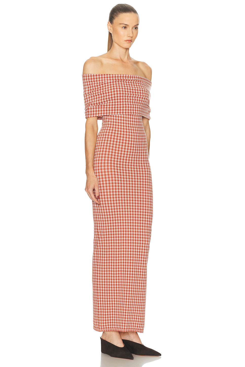 Off The Shoulder Midi Dress