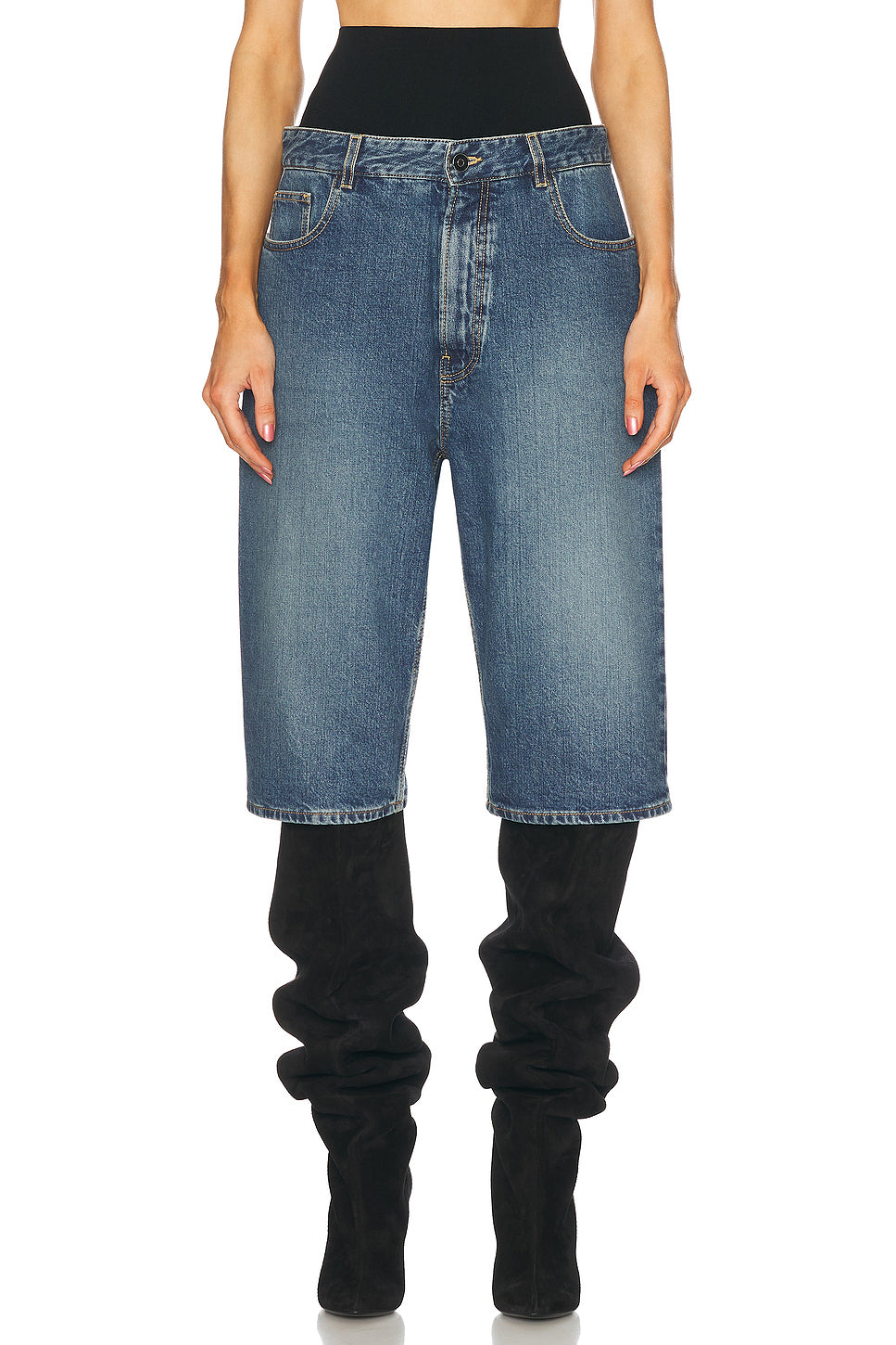 High Waisted Bermuda Short