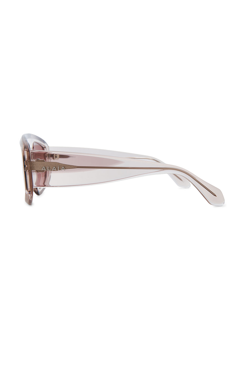 Lettering Logo Rectangular Sunglasses