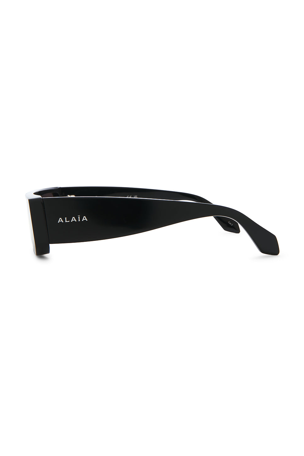 Lettering Logo Flat Top Sunglasses