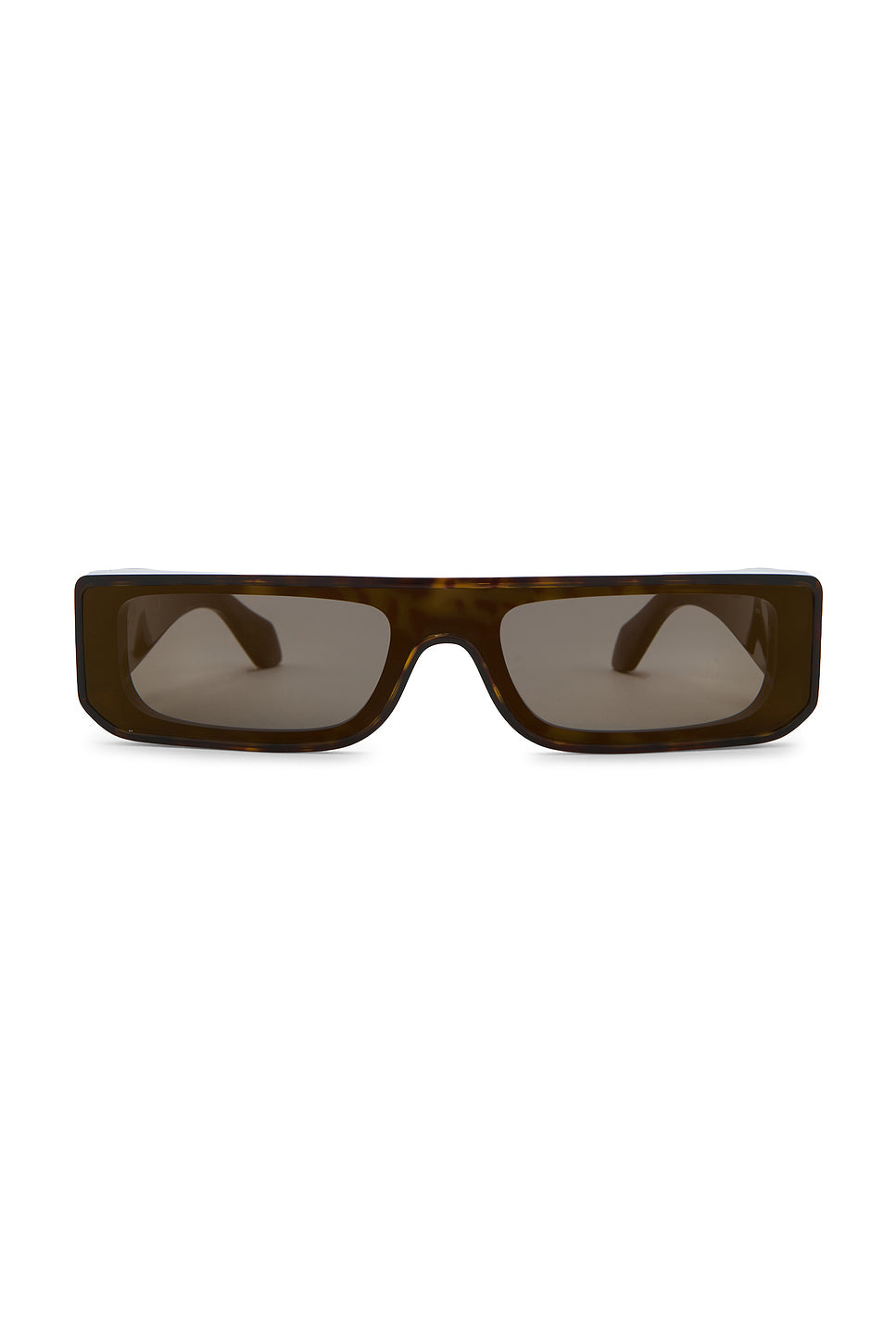 Lettering Logo Flat Top Sunglasses