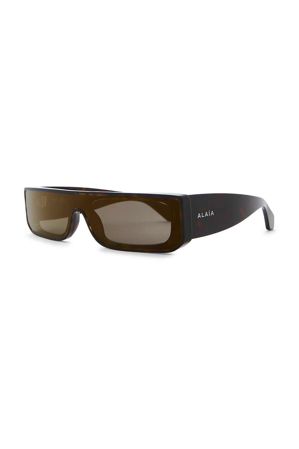 Lettering Logo Flat Top Sunglasses