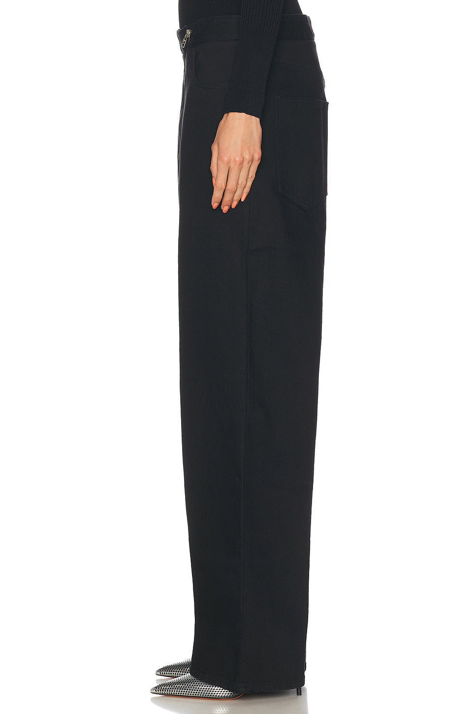 Spiral Wide Leg Jeans