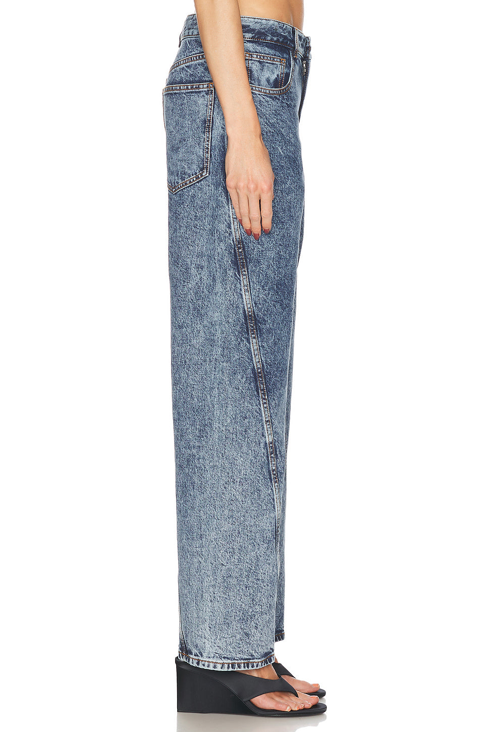 Twisted Wide Leg Jeans