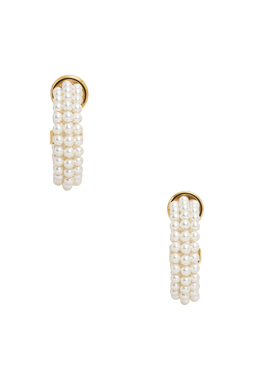 Pearl Hoop Earrings