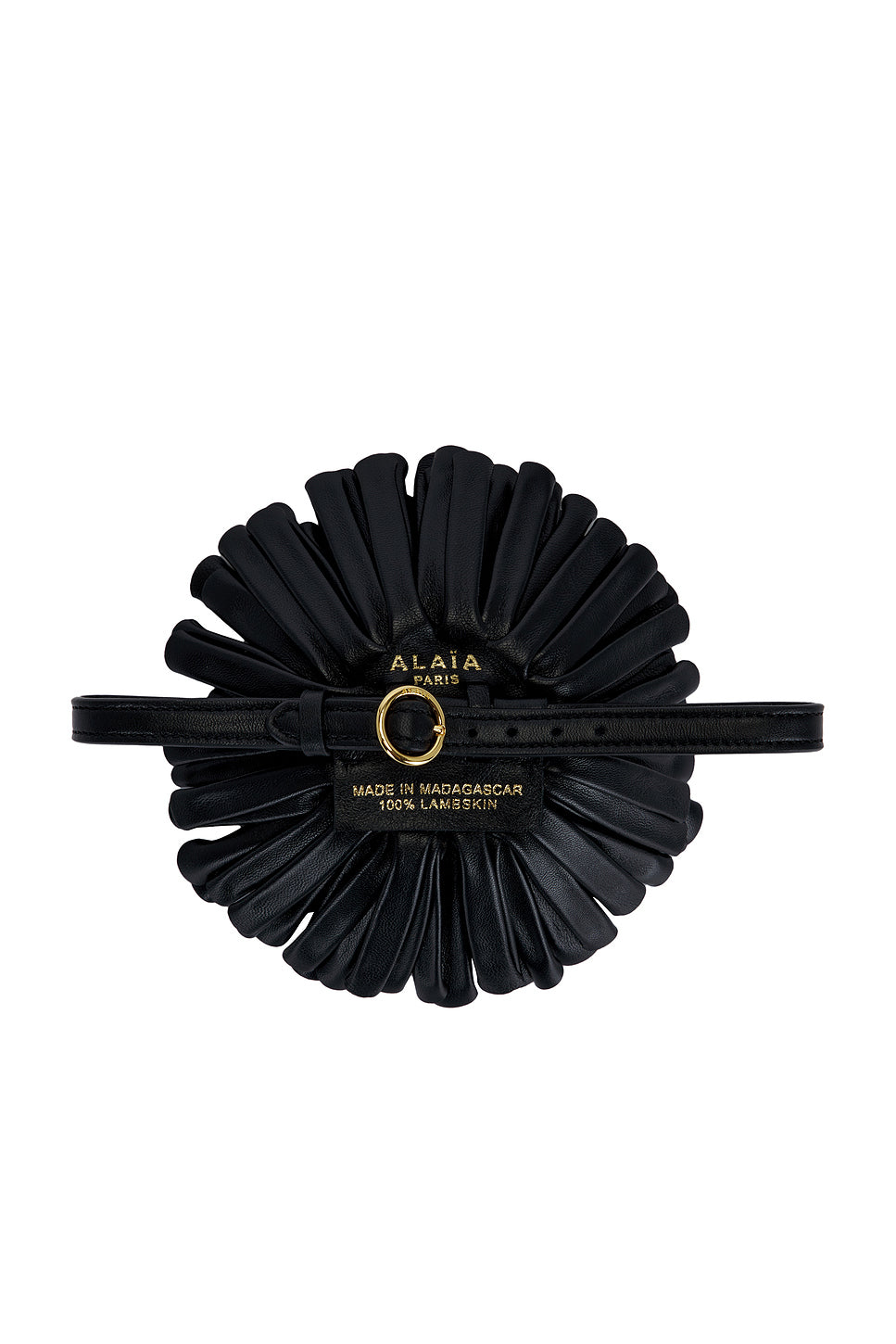 Leather Flower Necklace