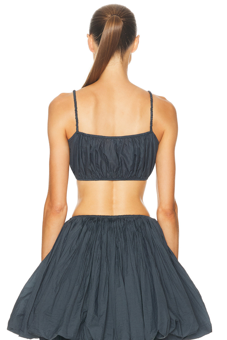 Pleated Bralette Top