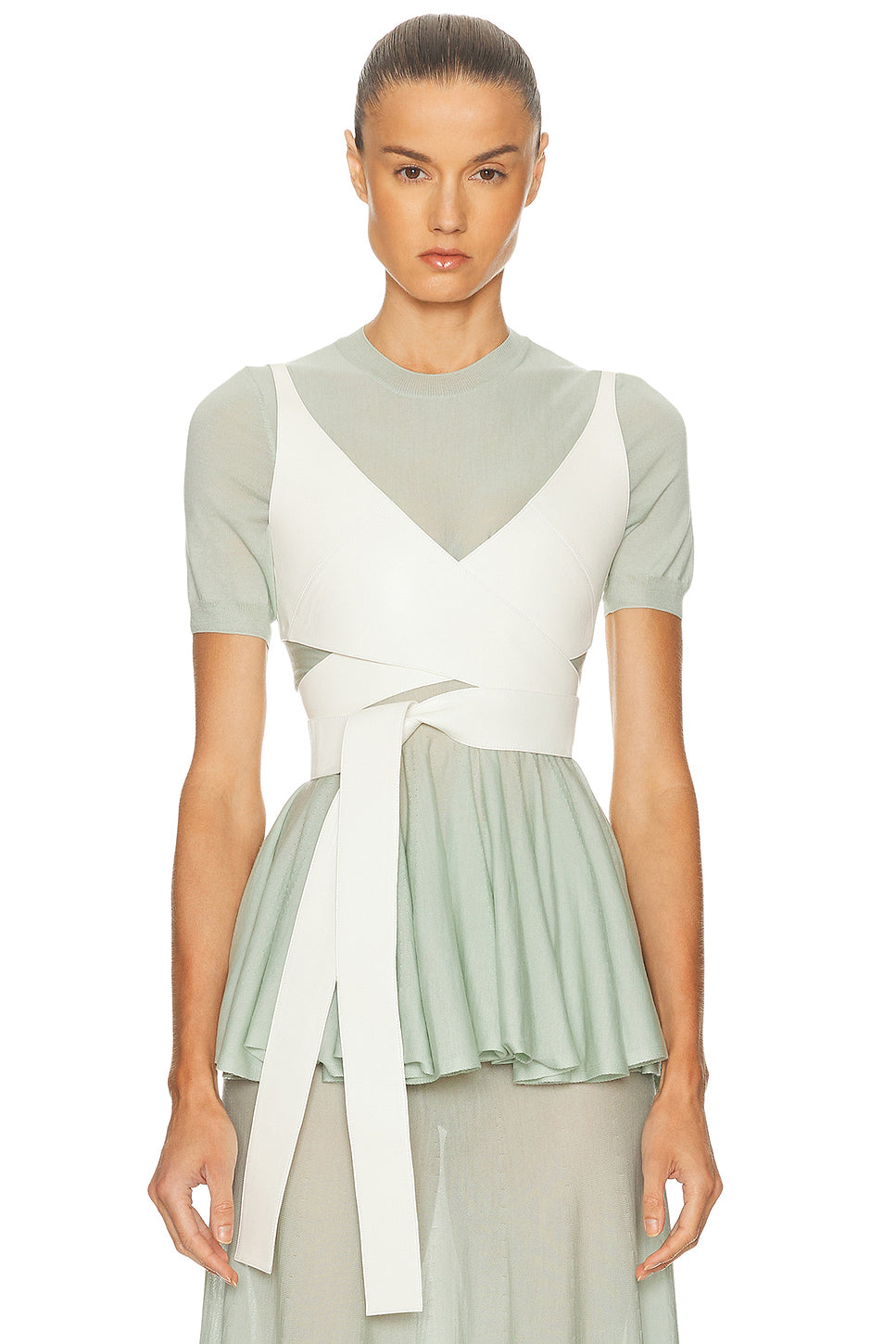 ALAΪA Cross Top