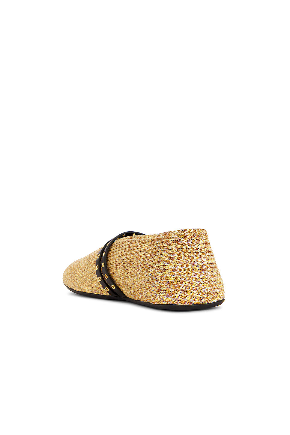 Straw Ballerina Flat