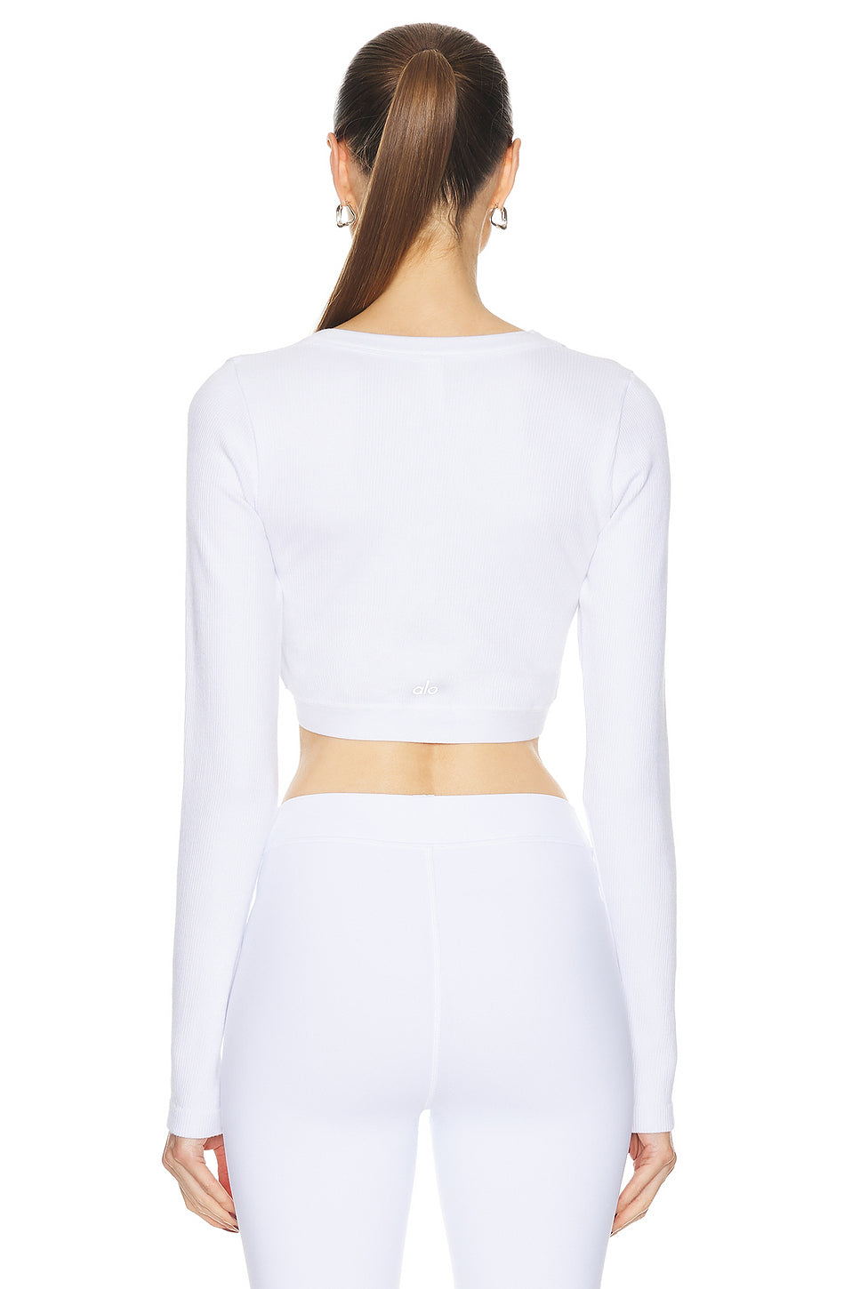 Seamless Ribbed Cropped Serene Long Sleeve Top