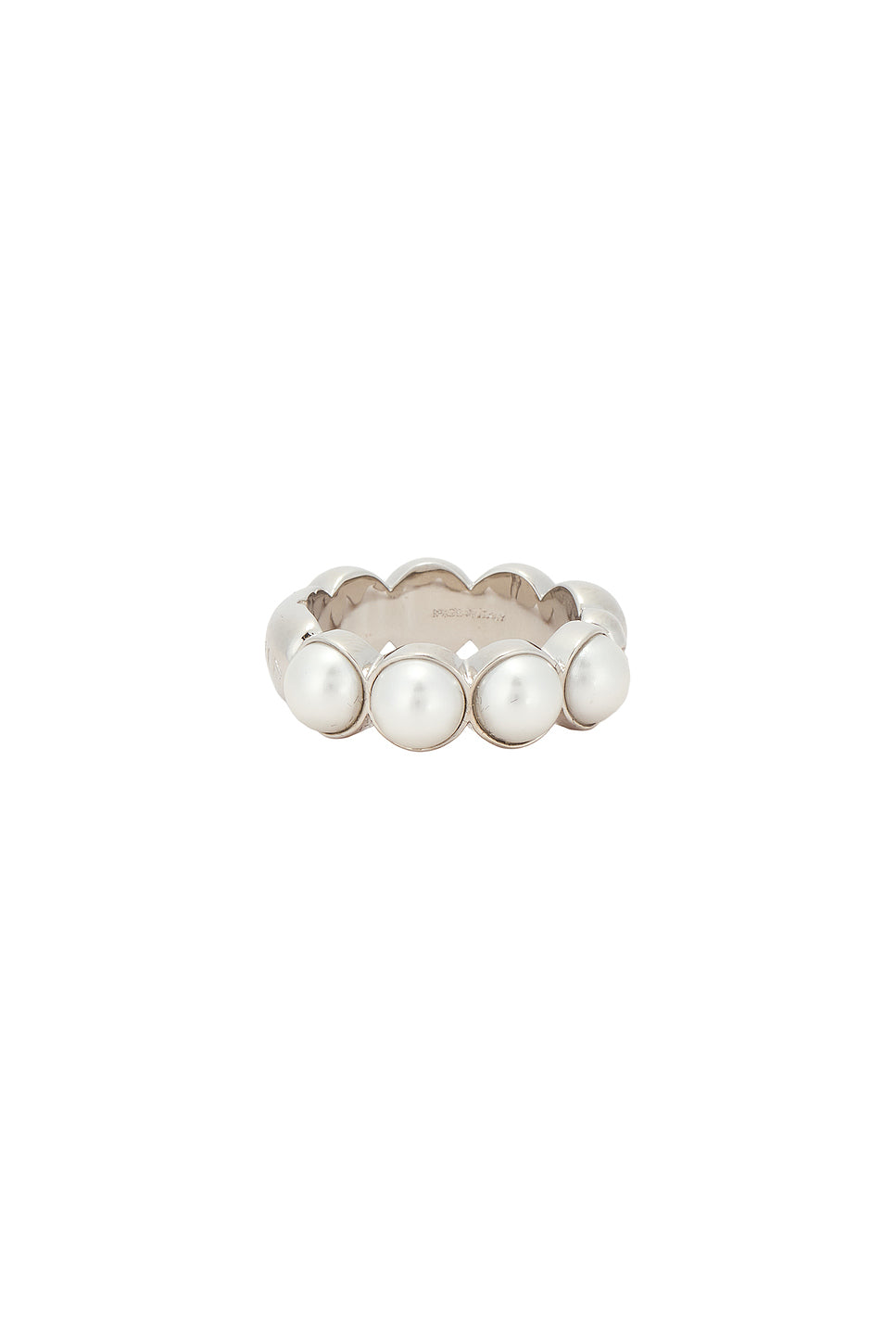 Skull & Pearl Ring