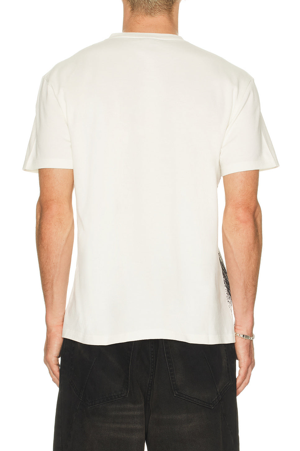 Spray Skull Print Tee Shirt