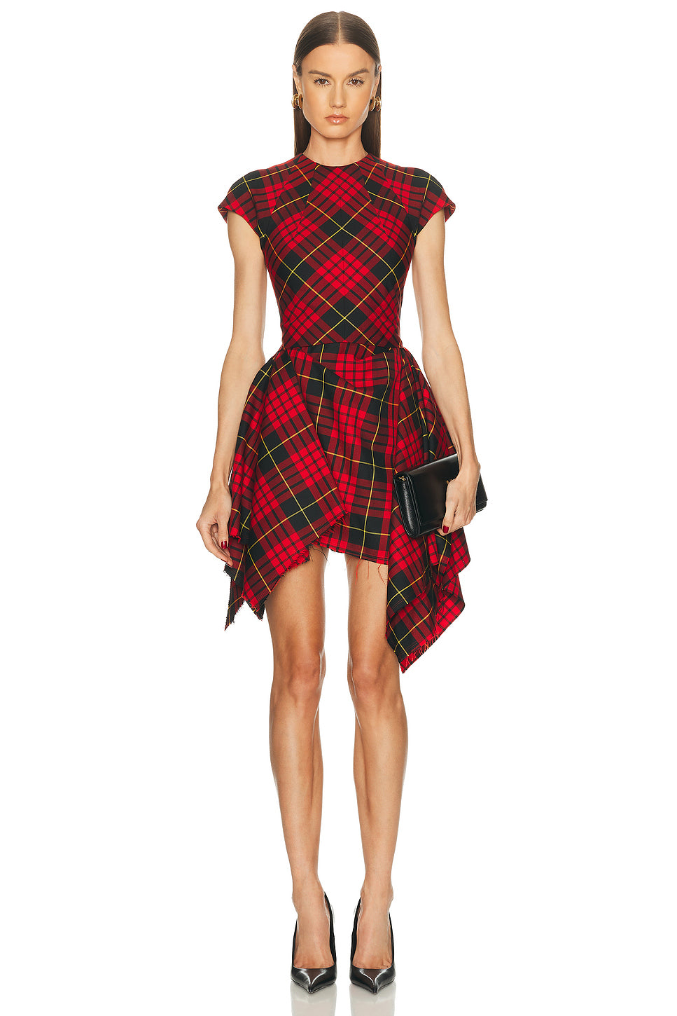 High Neck Mini Dress