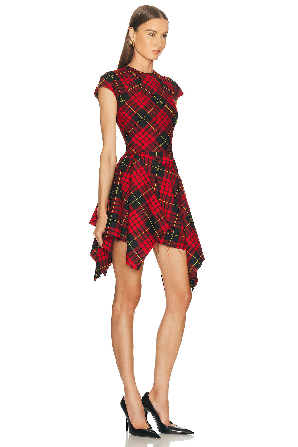 High Neck Mini Dress