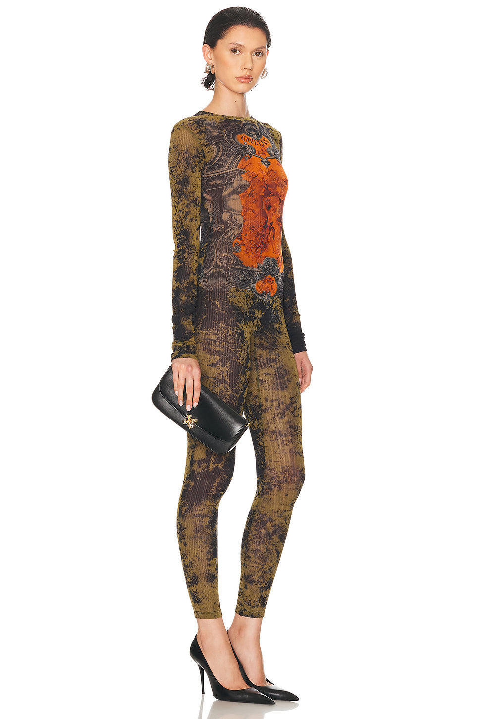 Skull Flower Shoulder Bag