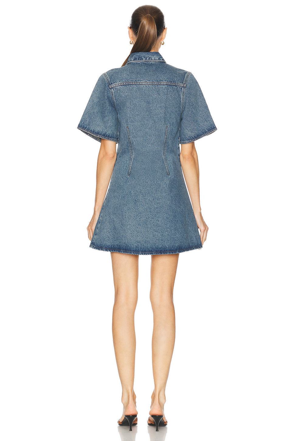 Short Sleeve Shirt Dress